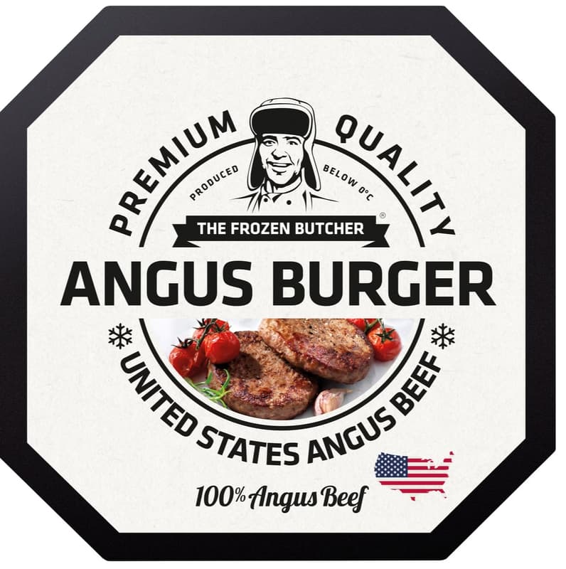 The Frozen Butcher Angus Beef Burger, 2x125g (frozen)
