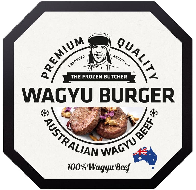 The Frozen Butcher Burger de vita Wagyu, 2x125g (congelat)