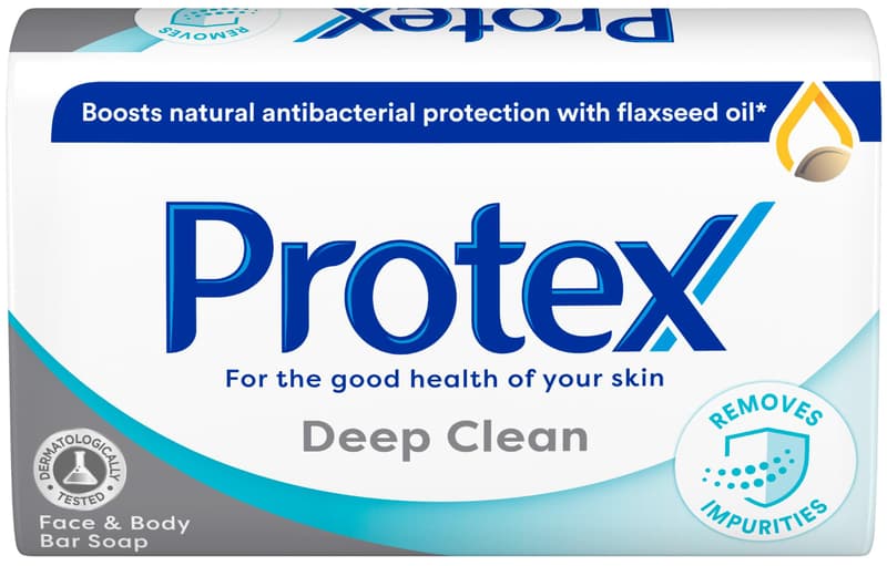 Protex Deep Clean Solid Soap, with Natural Antibacterial Ingredient