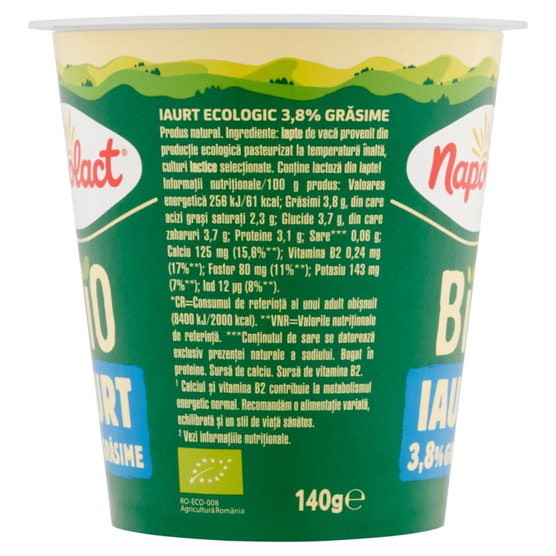 Napolact ECO Napolact Yogurt 3.8% Glass
