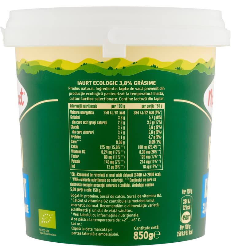 ECO Napolact Iaurt 3.8% Galeata