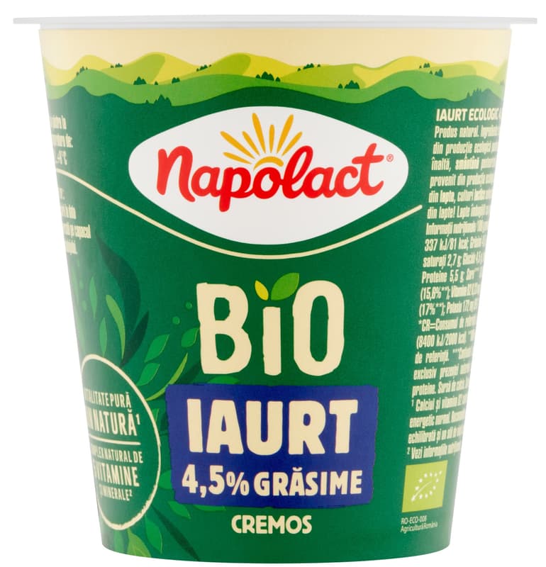 Napolact ECO Napolact Cremos Yogurt 4.5% Glass