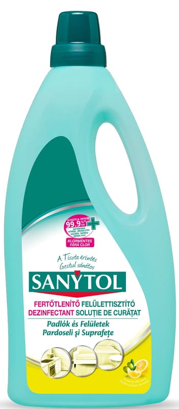 Sanytol Universal Floor and Surface Disinfectant Lemon