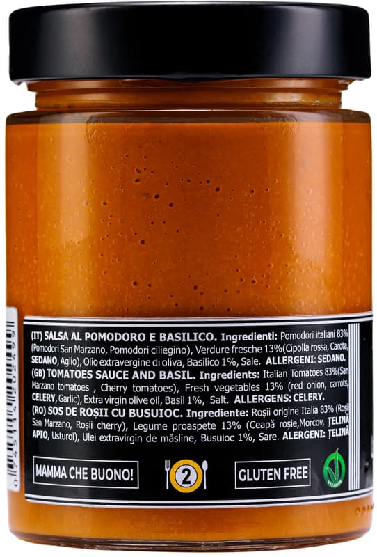 Cinquepalmi Tomato And Basil Sauce