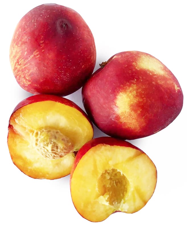 Nectarines in a casserole