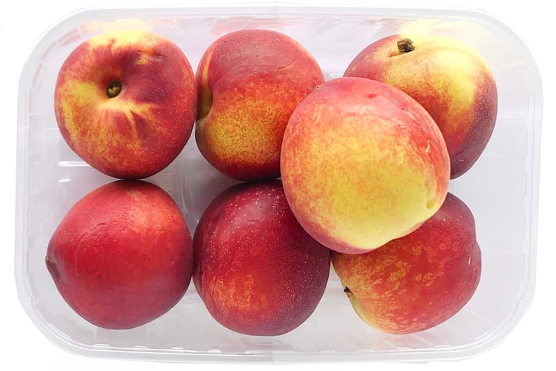 Nectarines in a casserole