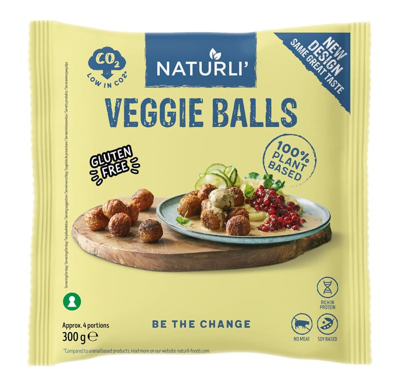 Naturli Vegan Meatballs Gluten Free