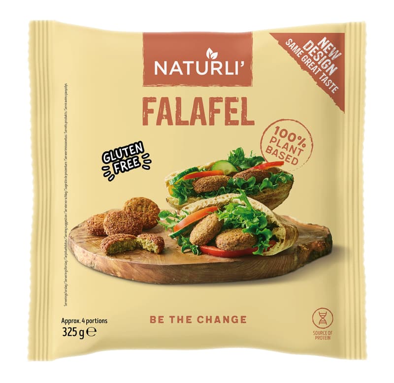 Naturli Falafel vegan fara gluten