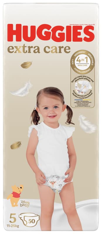 Huggies Extra Care Mega Diapers Size 5, 11-25 kg