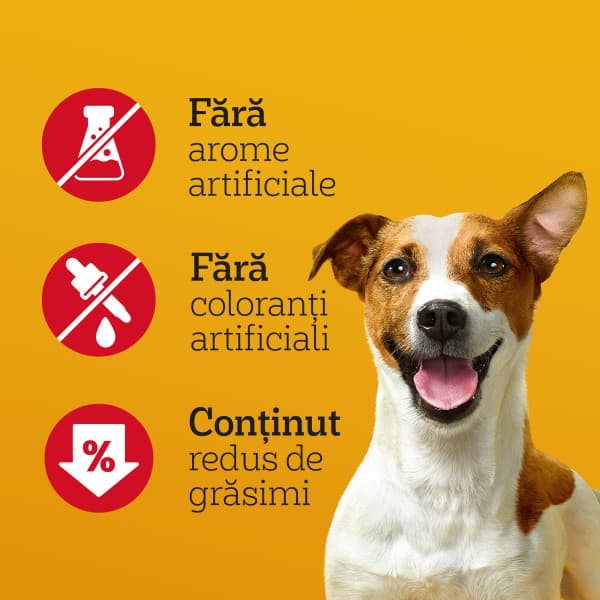 Pedigree Jumbone Batoane pentru caini de talie mica, cu aroma de vita si pasare 4 bucati