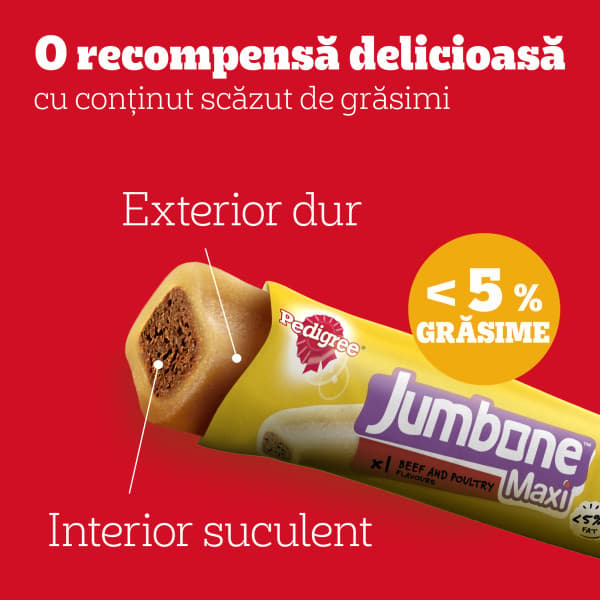 Pedigree Jumbone Batoane pentru caini de talie mica, cu aroma de vita si pasare 4 bucati