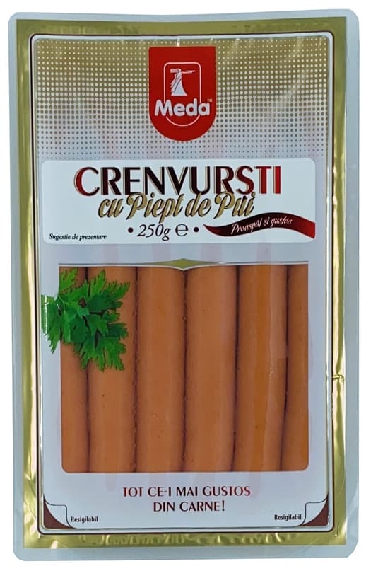 Meda Crenvursti cu piept de pui