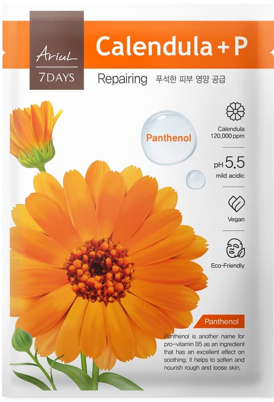 Ariul 7Days Plus Calendula + P Panthenol Repairing Mask