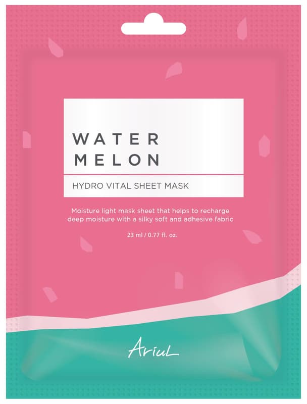 Ariul Masca de fata cu Pepene Rosu Watermelon Hydro Vital, Calmare si hidratare