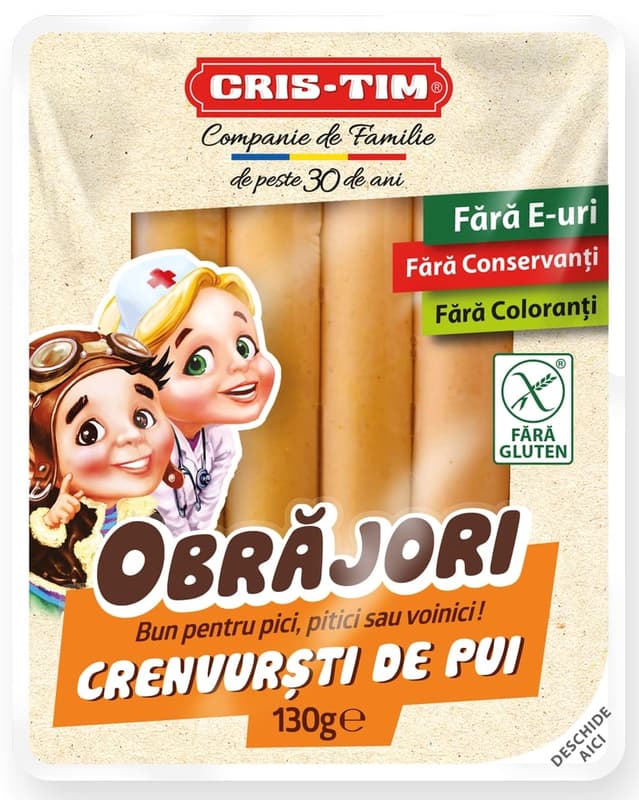 OBRAJORI Crenwursti de pui