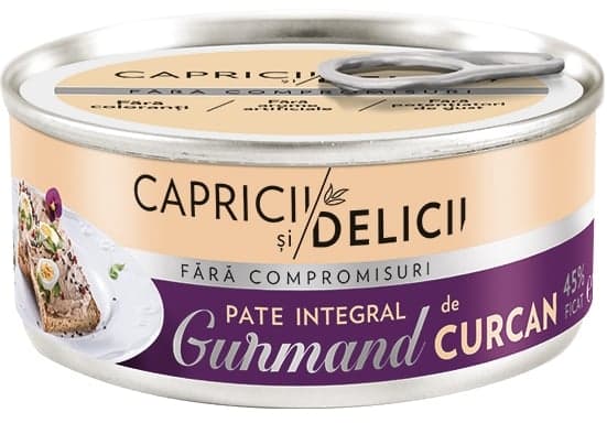 Capricii si Delicii Whole Turkey Pate 45% Liver