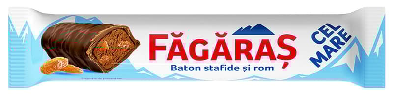 Fagaras cel mare baton de ciocolata