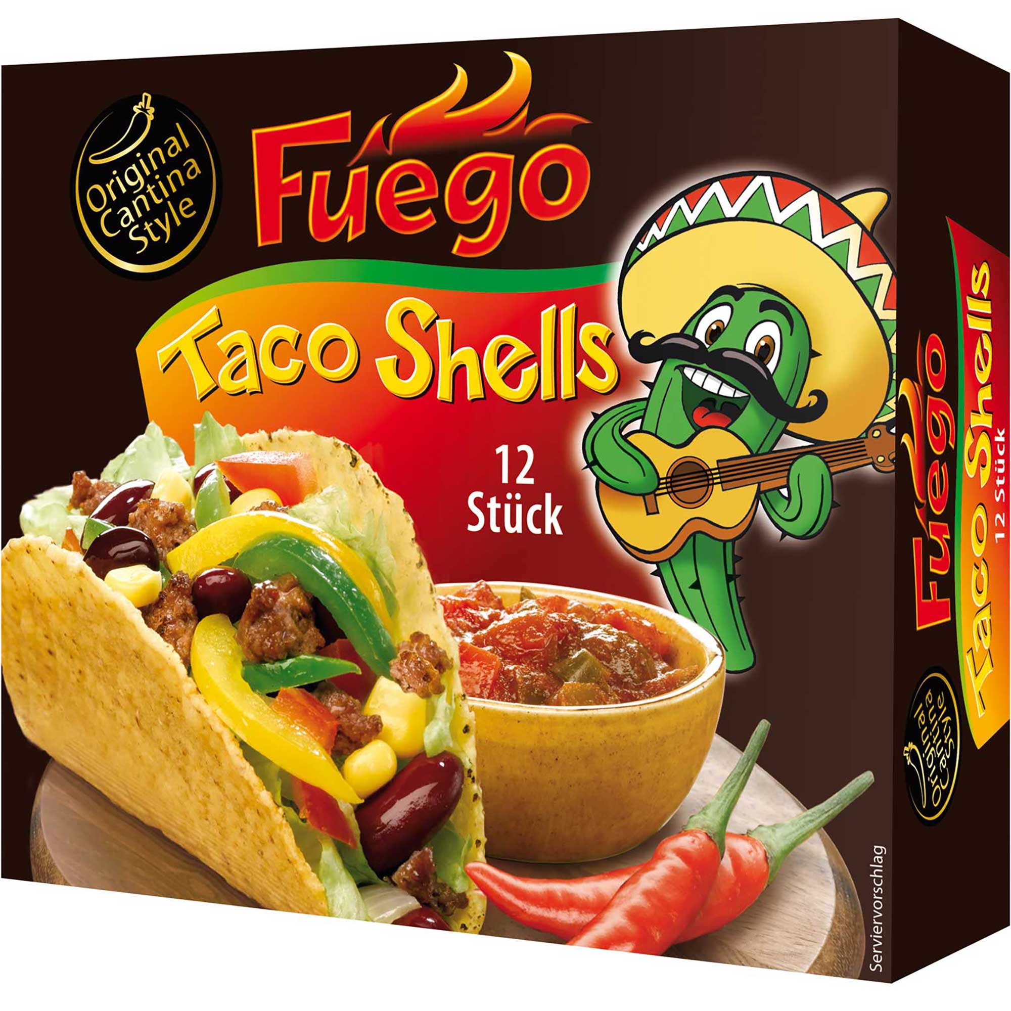 Fuego Taco shells 12 buc