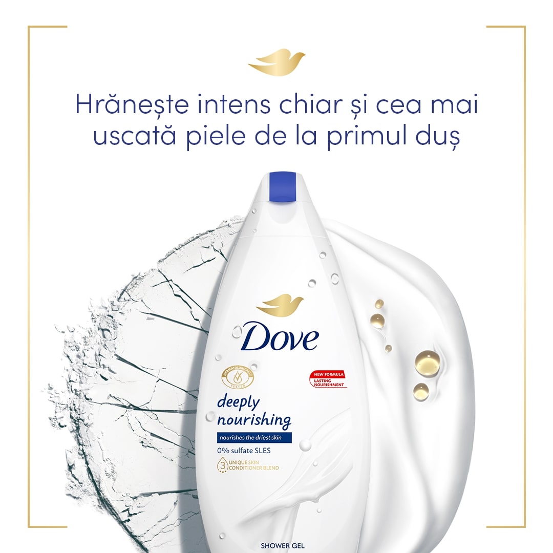 Dove Gel de dus deeply nourishing Dove Gel de dus deeply nourishing
