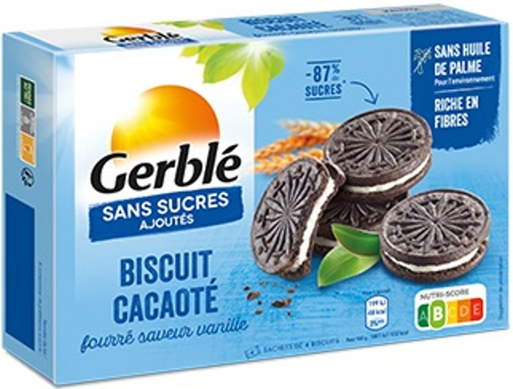 Gerble Biscuiti cu portocale pepite-cioco fara zahar