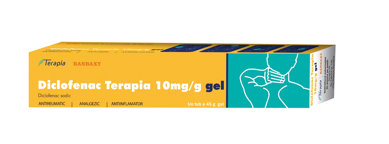 TERAPIA DICLOFENAC 10MG/G GEL 45G
