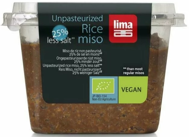 Lima ECO Pasta Miso de orez si soia nepasteurizata continut redus