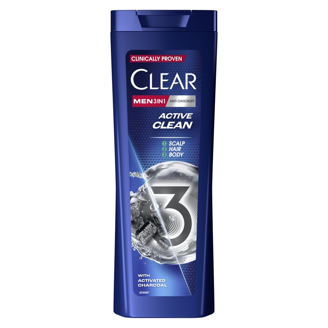 Clear Men 3in1 Active Clean Sampon