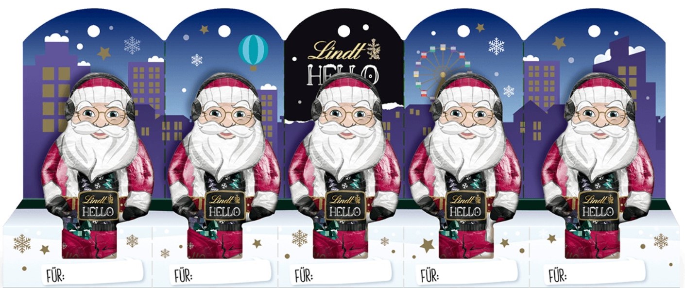 Lindt Hello Mini figurine om de zapada 5x10g