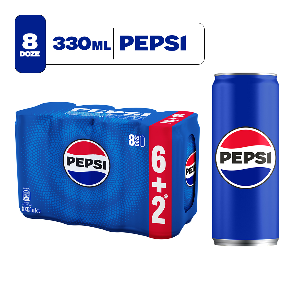 Pepsi Bautura racoritoare carbogazoasa 6+2 doza