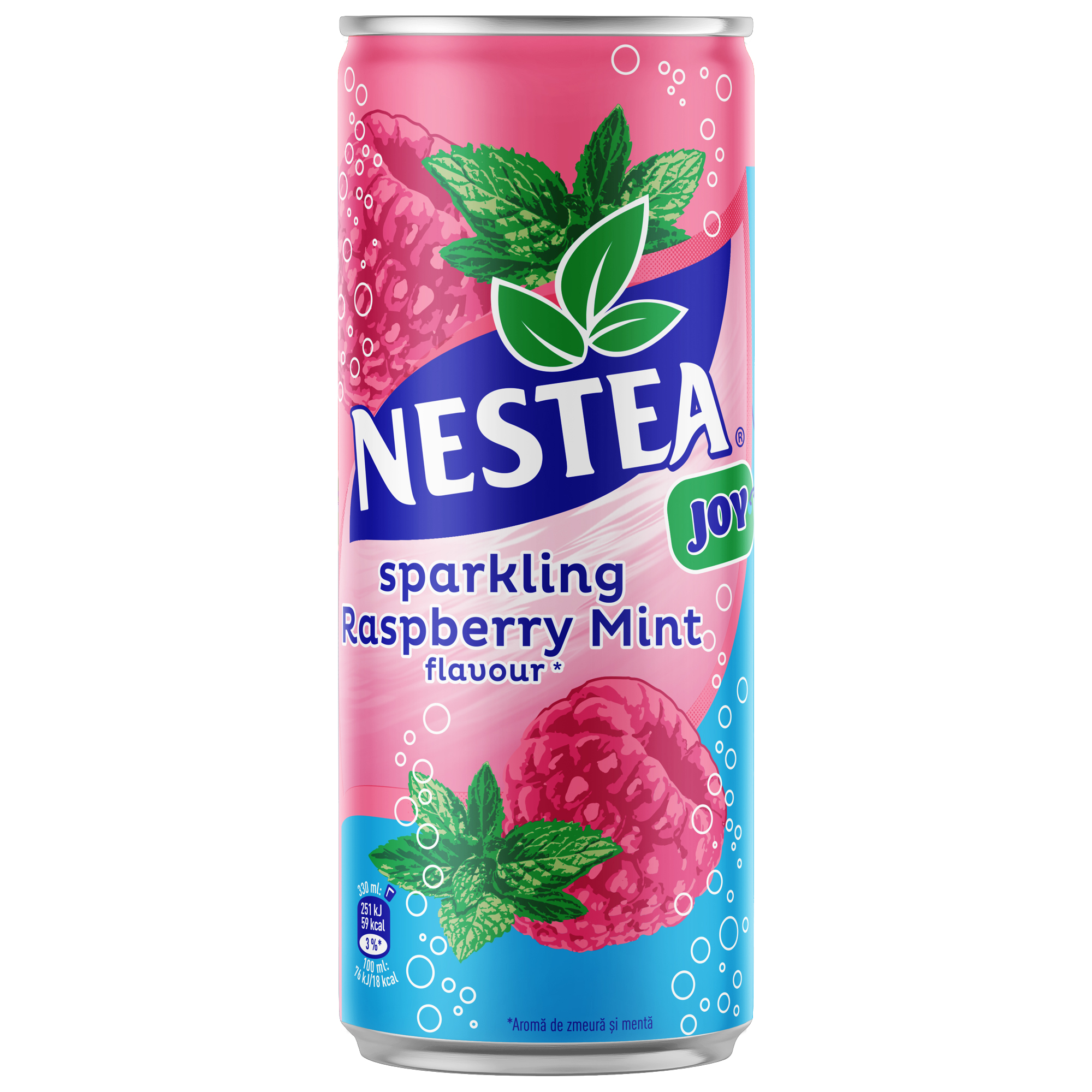 Nestea Joy Sparkling Zmeura si Menta Bautura racoritoare carbogazoasa