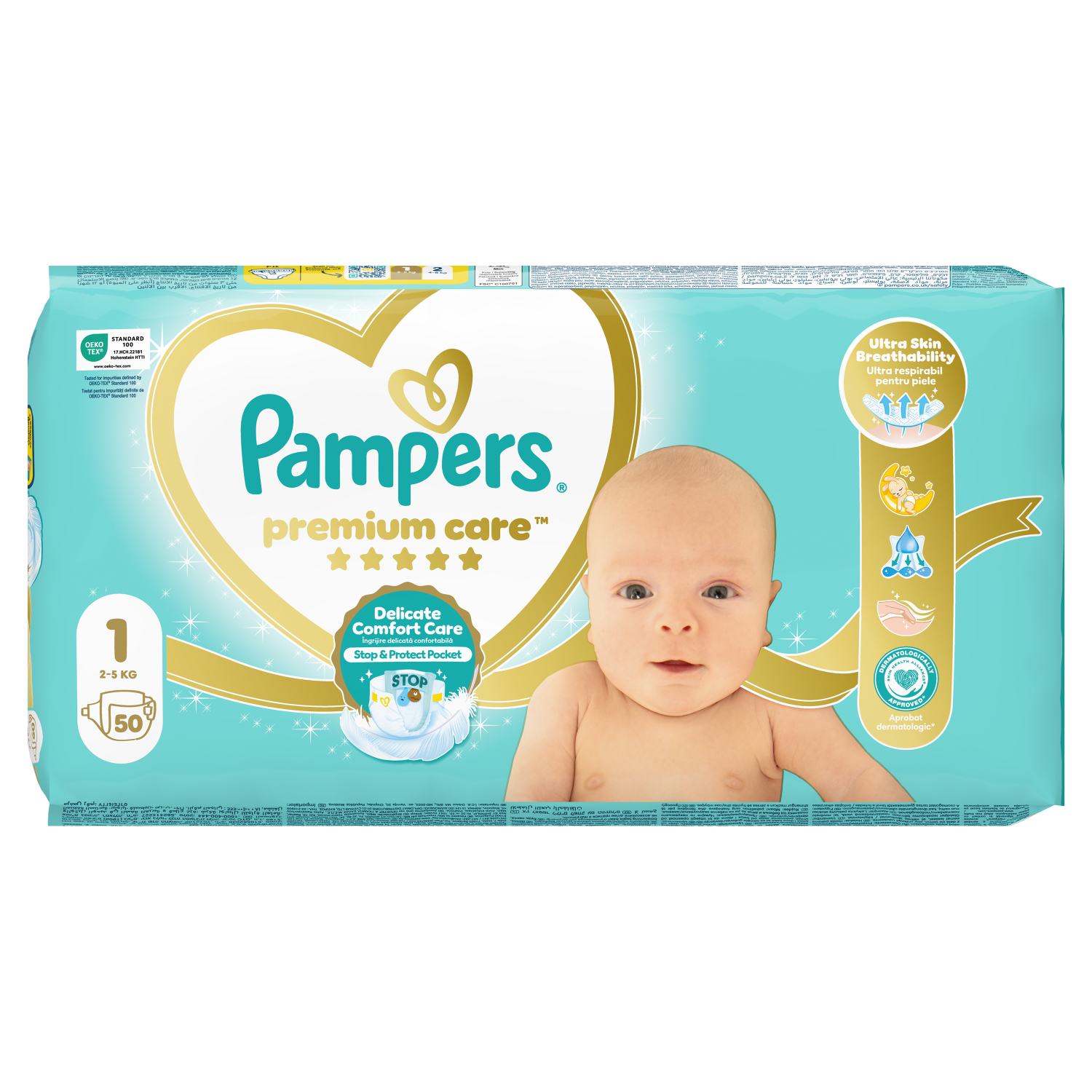 pampers1様 Pampers Premium Care Scutece, marimea 1, 2-5kg