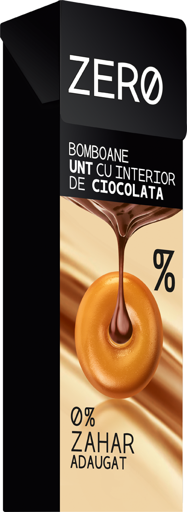 Zero Bomboane cu capsuni si crema de lapte