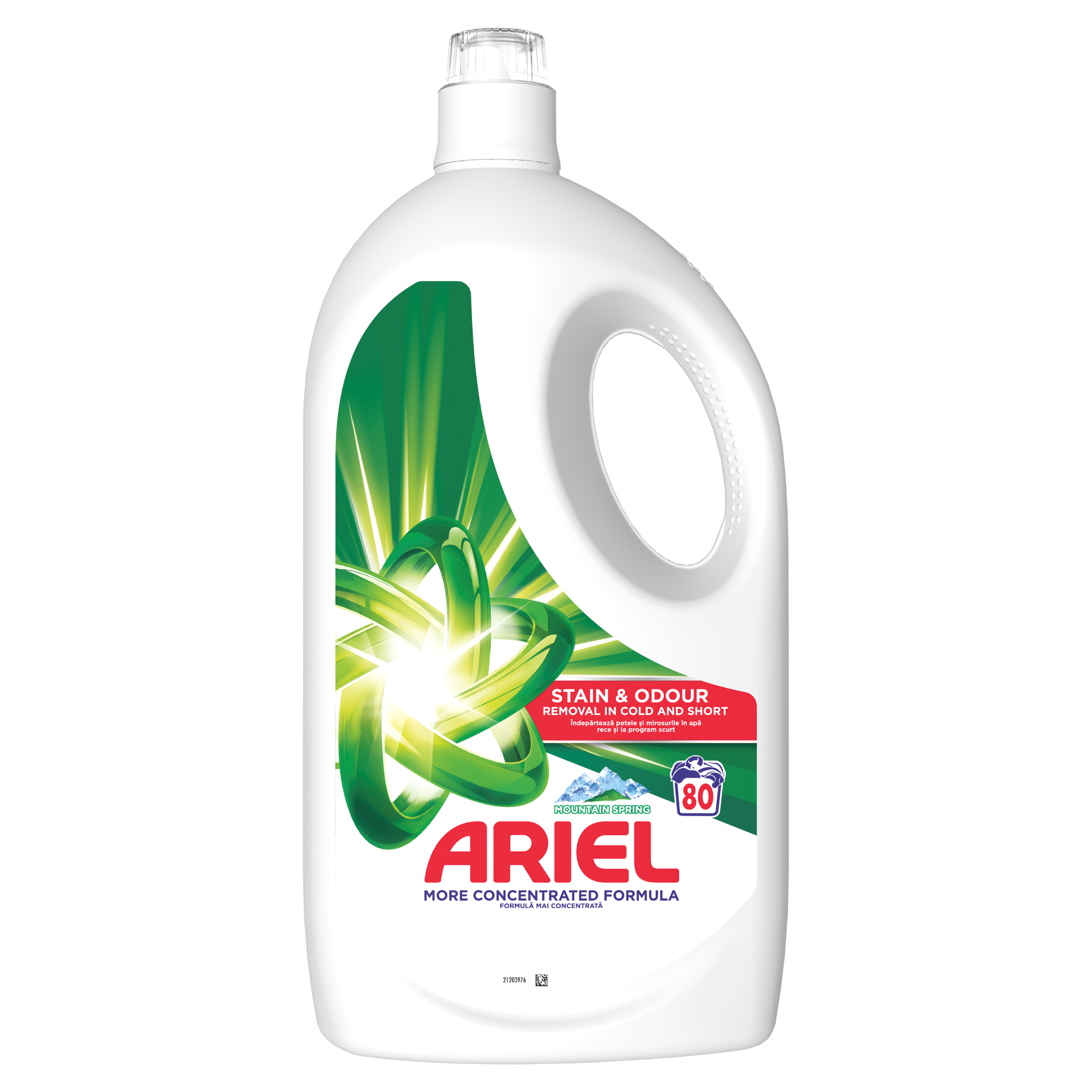 Ariel Alpine Detergent capsule pentru rufe, 38 spalari