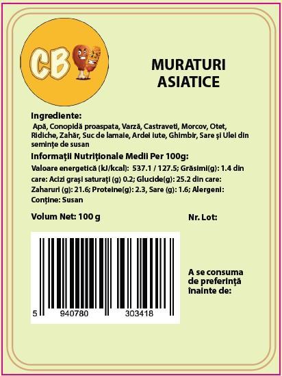 Varza alba murata tocata fin