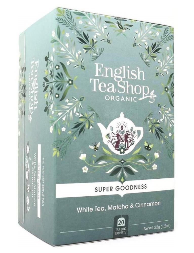 English Tea Shop ECO Ceai alb, matcha si scortisoara