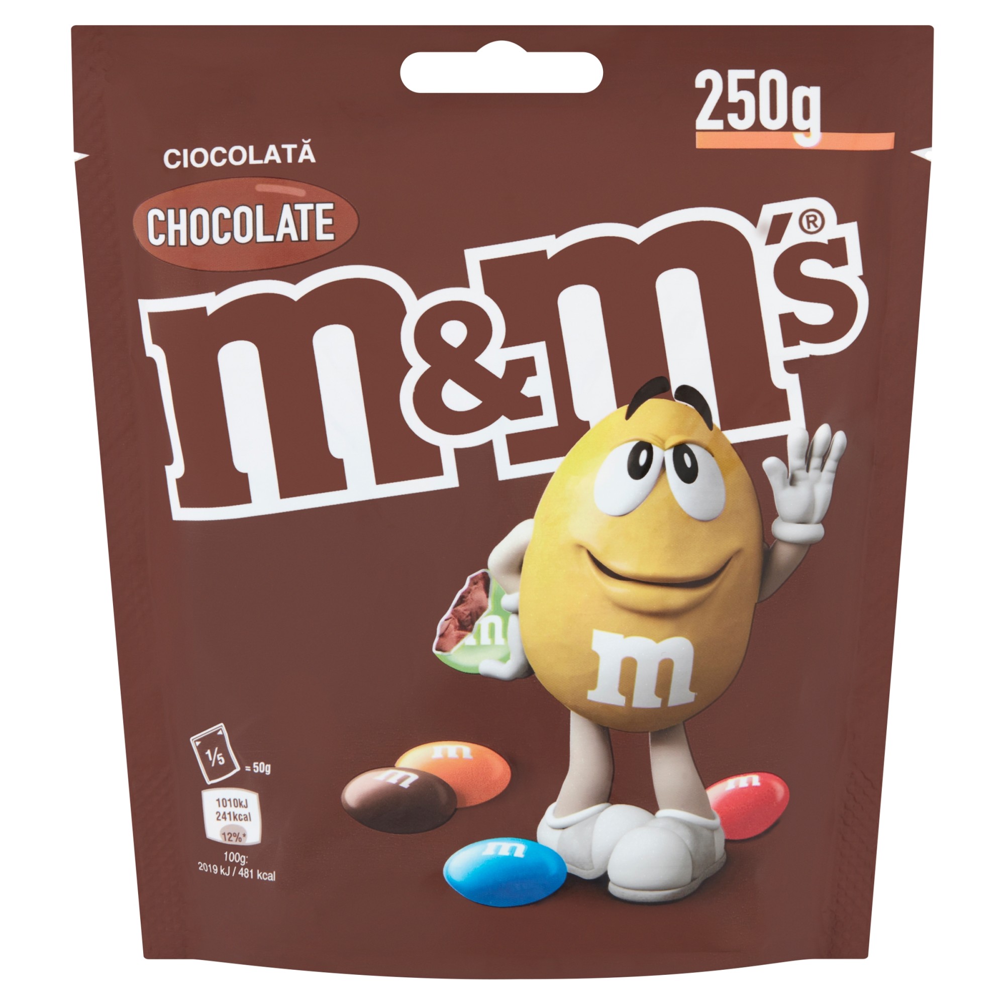 M&M's Crispy Miez din orez crocant in ciocolata cu lapte cu