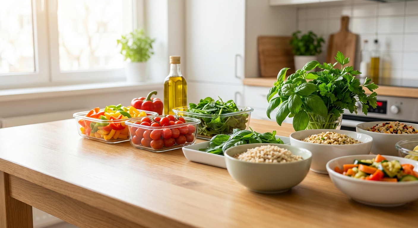 Ingrediente proaspete pentru planificarea meselor săptămânale
